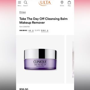 Brand New Clinique Cleansing balm!